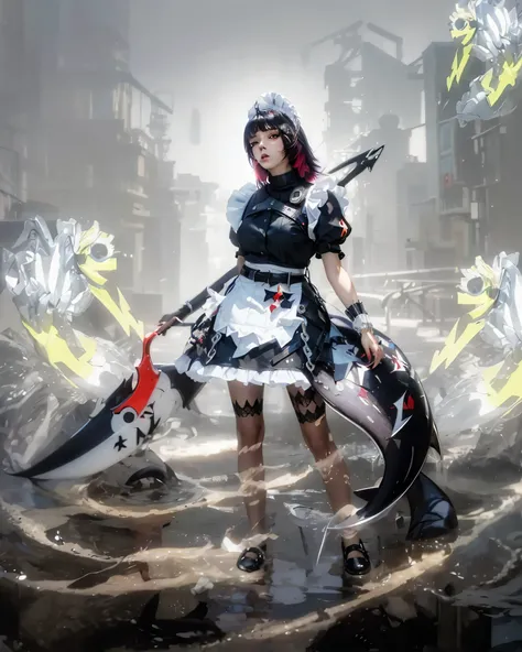 ((ELLEN JOE_ZENLESS ZONE ZERO)),((realistic, photorealistic)),(highlight hair)), Light reflection, (( HD )),((upper body)), (((best quality, masterpiece))), (masterpiece) (best quality) (detail) (8k) (HDR) (wallpaper) (cinematic lighting) (sharp focuasterp...
