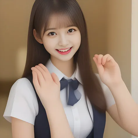 (masterpiece, best quality:1.2), High resolution, 1080P, 8K, 1girl, solo, (A noble, neat, intelligent and beautiful Japanese girl), , Incredibly well organized pure white face, Glossy lips, Very long black beautiful straight hair like a hair model, Pure an...