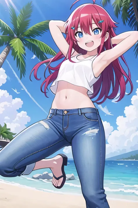 masterpiece, best quality, ultra detail, ((Perfect Face, perfect eyes, perfect hair, perfect arm)), 1girl, 14yo, petite, ((round face, ecstasy, orgasm face, drooping eyes, shame smiling, blush)), dropping eyes, sleepy, Open mouth, ((White teeth)), backgrou...