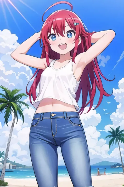 masterpiece, best quality, ultra detail, ((Perfect Face, perfect eyes, perfect hair, perfect arm)), 1girl, 14yo, petite, ((round face, ecstasy, orgasm face, drooping eyes, shame smiling, blush)), dropping eyes, sleepy, Open mouth, ((White teeth)), backgrou...