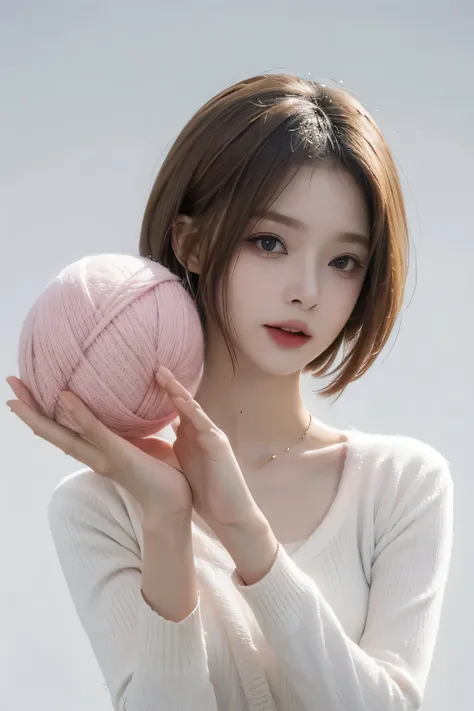 ((Best Quality, 8K, Masterpiece:1.3)), Focus: 1.2, Perfect Body Beauty: 1.4, Buttocks: 1.2, ((Layered Haircut, Breasts: 1.2)), Highly Detailed Face and Skin Texture, Fine Eyes, Double Eyelids, Whitening Skin, (Blonde Hair), (Shut Up: 1.3), black hair color...