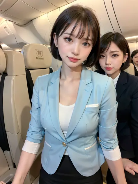 ((Best of the highest quality, Masterpiece, raw photo: 1.2)), (Sharp focus: 1.2), (1 AESPA girl, slim body type female, 27 y/o: 1.1), (solo: 1.28), (realistic, photo-realistic:1.37), cute face, finely eyes, (droopy eyes: 1.32), (Emphasize prominent aegyo-s...