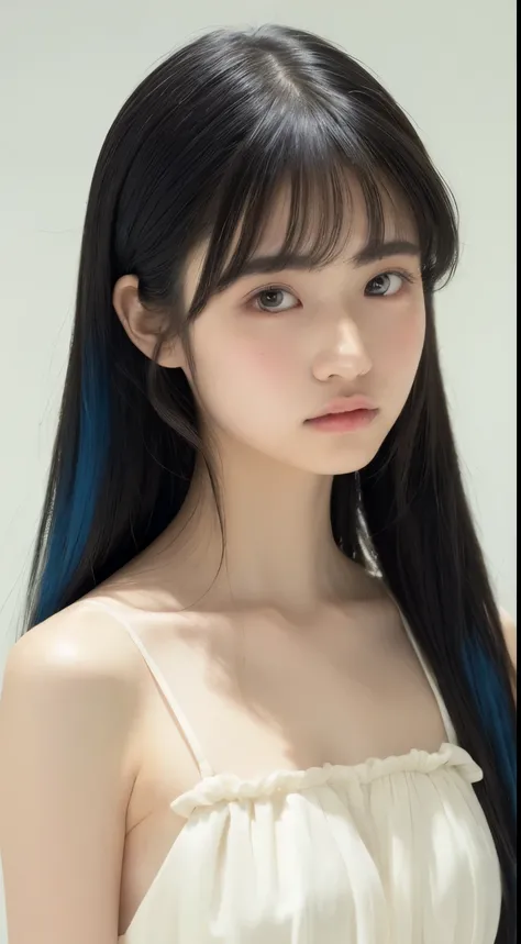 (masterpiece), (best quality), (Super Detail),(disheveled hair),( illustration of a woman with a penis ), (1 girl), (high fashion clothes), standing behind, FASHION MODEL, viewers, (Interview), (simple background),Beautiful Detailed Eyes, Delicate and beau...