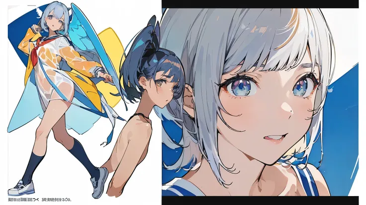 ((((realistic, Painting, 少female, 4K, masterpiece:1.5, masterpiece:1.5, top quality:1.5, High Resolution:1.5, Perfect Head:1.5, super detailed illustration:1.5, beautiful eyes:1.5, nude:1.5, character concept art:1.5, Official Art, hyper-detail, Full of ...