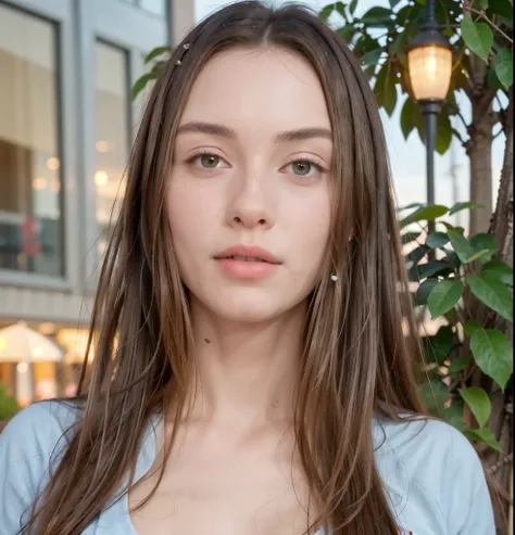 Beautiful woman with real AI, RAW photo, ((night park: 1.4)), (Highly detailed skin: 1.5), Detailed eyes: 1.0, High quality lighting: 1.5, Beautiful, (polo, miniskirt, Model legs: 1.5, (High class: 1.8), (Realistic: 1.4), (High quality real skin texture: 1...