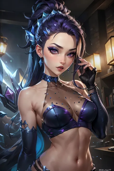 score_9, masterpiece, league of legends, front view, upper body photo,
andand alloutanandisa, 1 , Alone, and/and  \(league of legends\),
ponytail, hair ornament, very and rand hair, multicolored hair, Very long hair, hair between the eyes, hair clip,  bico...