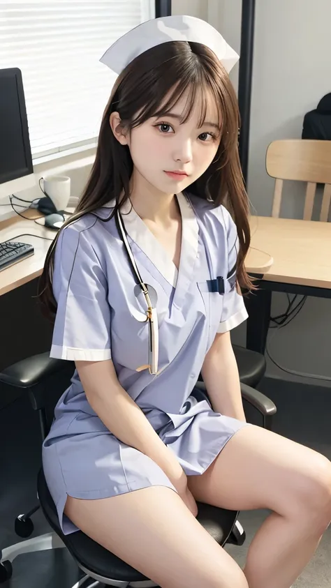 best quality, details, beautiful, insanely details, abusseur dress,perfect anatomy,
Japanese woman turning her butt k, black hair,Age 25,
(slender),
(small breasts best quality),
nsfw,(pubic hair:1.5),(open_cat:1.0)Thinking, serious expression, sitting...