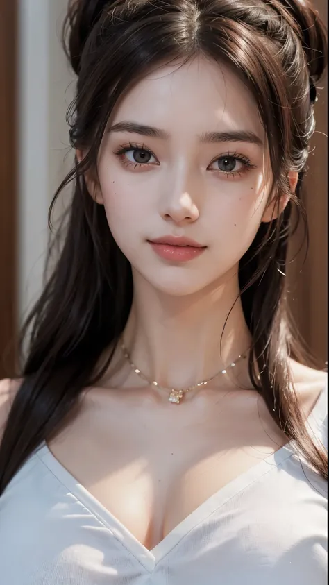 (( Model-Like Beauty )), masterpiece, best image quality,  ultra detailed , (perfectbody:1.5), (perfect faces+disheveled hair+Semi-long bun hair), close-up, viewers watching butts, She bent her body to match the audience's gaze、Lowered。 detailed hair 、deta...