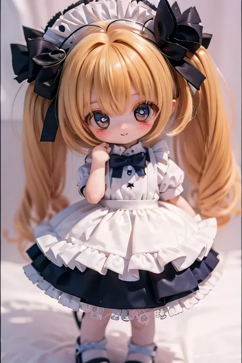 
         rabbit girl        、        chibi    、     young girl、 maid clothes　Laughter