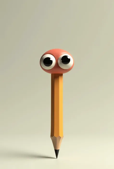 The pencil design shows only two eyes 