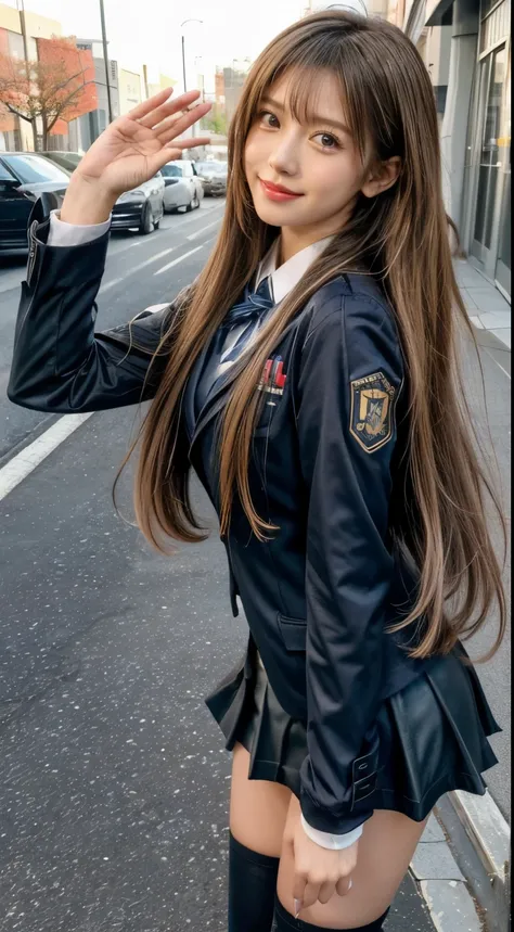 Ulzan-6500-V1.1, ( realistic :1.4), girl、美しい詳細なgirl、 非常に詳細な目と顔をしたsmileのgirlのシーン、 Show beautiful details 、Online Camera,(( top quality、8k、 masterpiece :1.3))、12歳の girl , beautiful hair, (日本のfemale high school student:1.2)、(Super large :1.2)、smile、 ...
