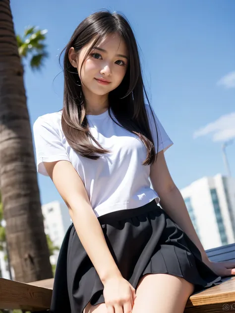 (Best-quality, Masterpiece, Ultra High Resolution, (Photorealistic:1.4), Raw Photo, depth of field, professional lighting, perfect anatomy, extremely details), 
1girl, 15-years-old, the most famous Japanese idol, (wearing most photorealistic clothes, cutes...