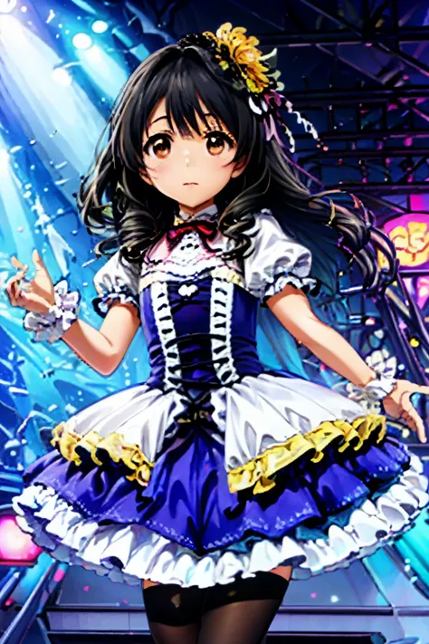 cute dress for older sister with long black hair