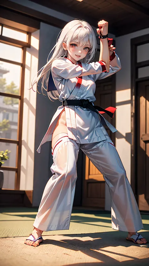 Highest quality, 8K, highest quality, ((high school girl with crimson eyes)), ((Crimson eyes)), ((sparkling and delicate eyes)), ((very accurate eyes)), (long hair that looks like a mix of platinum and purple), princess cut, ((transparent and shining white...