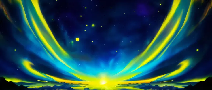 with the texture of auroras;The clouds are rich and delicate;