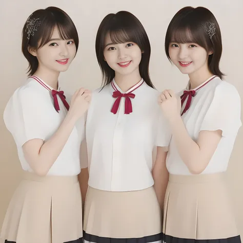 (masterpiece, best quality:1.2), High resolution, 1080P, 8K, 1girl, solo, (((Too beautiful three zinomy rich (young beauty & noble fashion magazine models))) are (piling their hands) together. All the girls are noble, neat, intelligent and beautiful slende...