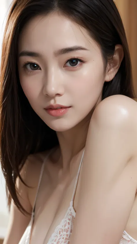 ８k, 非常にdetailed, masterpiece, top quality, Photorealistic, detailed, beautiful eyes,  40 year old woman, 1 person, cute, Lower lip is thick, face the front, beautiful body, ((staring at the viewer&#39;s eyes)), beautiful hairstyle,  light clothing,  very s...