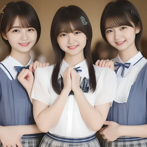 (masterpiece, best quality:1.2), High resolution, 1080P, 8K, 1girl, solo, ((Too beautiful three rich (young beauty & noble & gorgeous fashion magazine models))) are facing center. All the girls are noble, neat, intelligent and beautiful slender, maximum la...