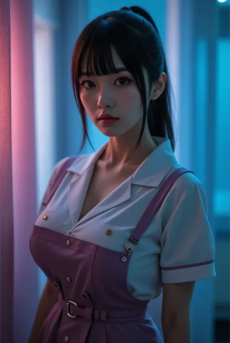 highest quality, photo realistic, high resolution, masterpiece,
super beautiful Japanese mature woman, 50years old, looks like a intimidating dominatrix, condescending gaze, charm with gaze, staring at the viewer, big breasts, glossy skin, oily skin, eye m...