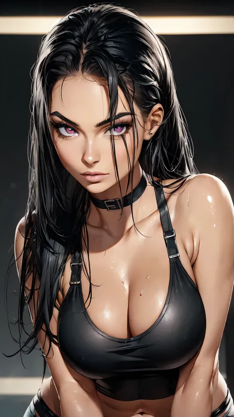  (((Perfect masterpiece)),(realistic anime ),Sexy uchiha women named Asara, 21 years old. asara is a brazilian mixed latina mature women, asara has the extremely gorgeous babyface an facial structure OF (((Meisa Kuroki))), Extremely gorgeous facial feature...