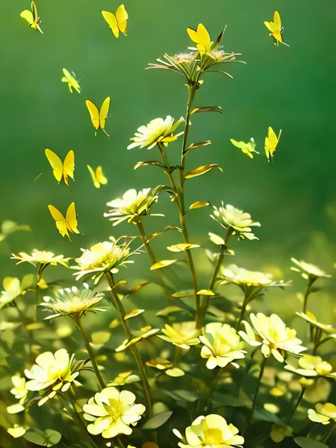 Green Butterflies