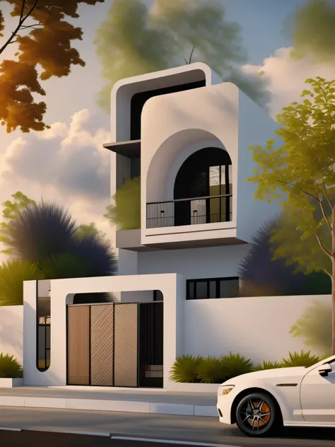 The modern house