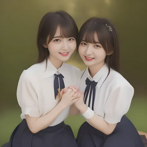 (masterpiece, best quality:1.2), High resolution, 1080P, 8K, 1girl, solo, (((Too beautiful Two zinomy rich succubi girls)) are seated on the viewer's leg and caressing the viewer together. Beautiful face looking up. All the girls are noble, neat, intellige...