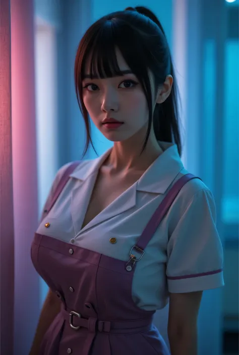 highest quality, photo realistic, high resolution, masterpiece,
super beautiful Japanese mature woman, 50years old, looks like a intimidating dominatrix, condescending gaze, charm with gaze, staring at the viewer, big breasts, glossy skin, oily skin, eye m...