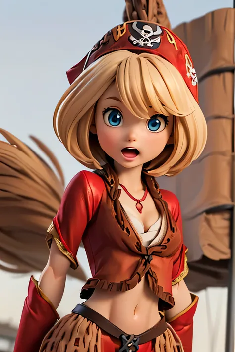 ((((Very tiny cute 7yo hyperrealistic girl)))), ((())), (((red cap))), (((round face))), (((blond hair))), (((blue eyes))), ((very tiny breast)), (((((very tiny body:1.9))))), (((medium hair))), ((((relm arrowny:1.7)))), ((open mouth)), ((cute big lips)), ...