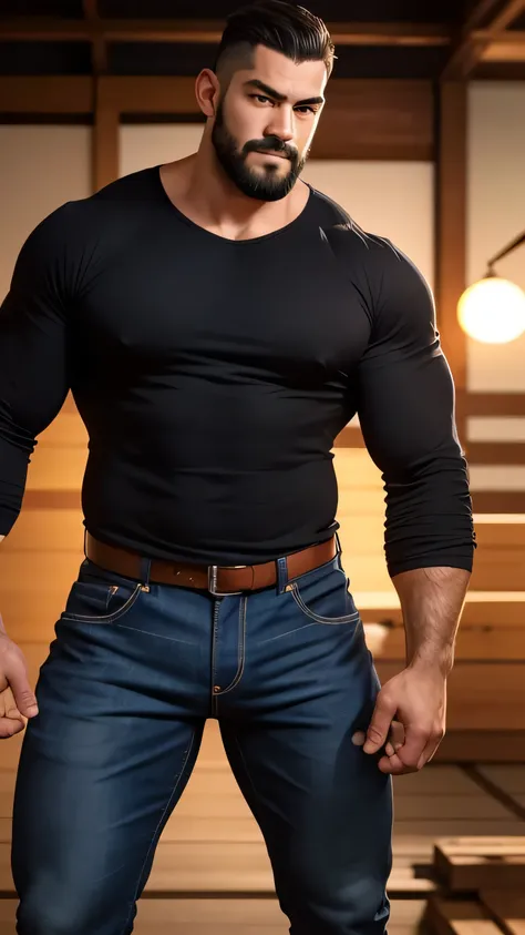 Age 34、Japanese man's pictures, Gay, Very very short legs, very thick legs, full body image, viewers full of frustration, ((Light bokeh)), complicated, (Steel Metal [rust]), elegant, Homo, sharp concentration, shot by Greg Lutkowski, soft writing, Brillian...