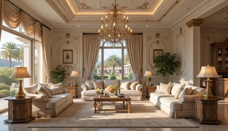 rich Mansion Resort living room real no people no fireplace