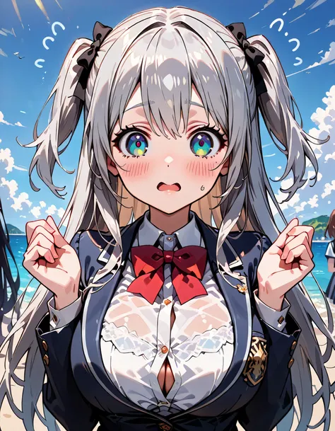 ((ultra-detailed)), (highly detailed CG illustration), (best quality:1.2), ultra-highly detailed, colorful composition, artistic photoshoot, 1girl, solo focus, ((upper body:1.4)), moe anime character, age girl, dainty facial structure, (baby face), (round ...