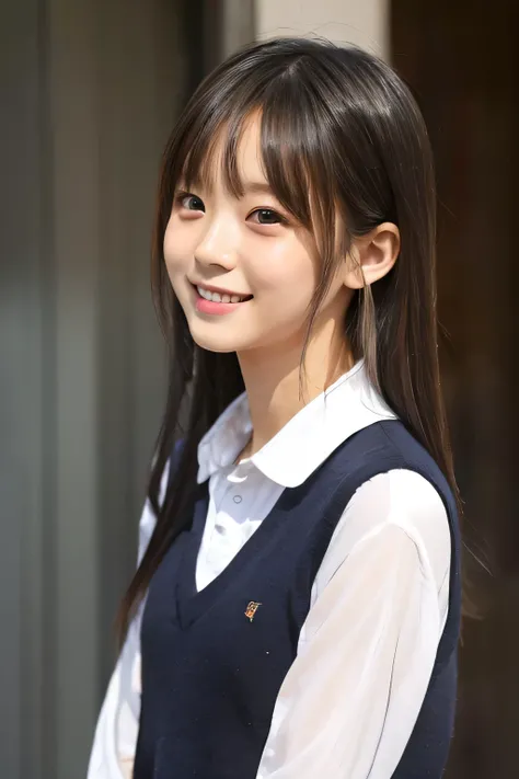 ((top quality))、((masterpiece))、((ultra high resolution))、(( 8K real portrait))、Korean idol style face、Japanese with natural makeup、Nogizaka46、smile、Baby Face、 clear、breathtakingly beautiful 18 year old girl。Mr.々 hairstyle、Photo credit：Canon, pantyhose, {{...