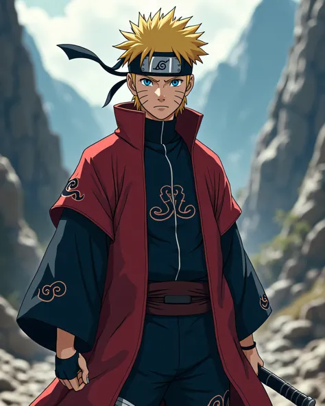 Naruto Uzumaki (Naruto Shippuden) In the style of Demon Slayer