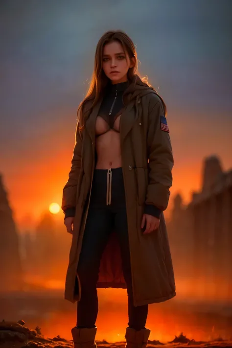 space, extreme frontier, a slender silhouette pierces the hazy purple horizon, detailed character portrait, cinematic lighting, dramatic atmosphere, glowing horizon, vibrant colors, dramatic lighting, moody sci-fi landscape, photorealistic, 8K, ultra-detai...