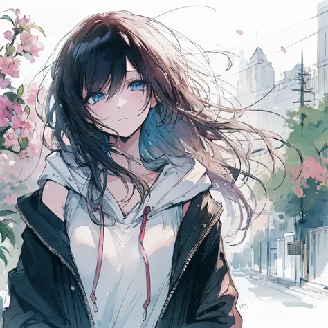 official art using high quality hand drawn watercolor sketch techniques. (Best Quality,4K,8k,high definition,masterpiece:1.2),super detailed,beautiful and detailed eyes, girl with beautiful eyes, everyone, Beautiful Anime Girl, Cute Anime Girl, smooth an...