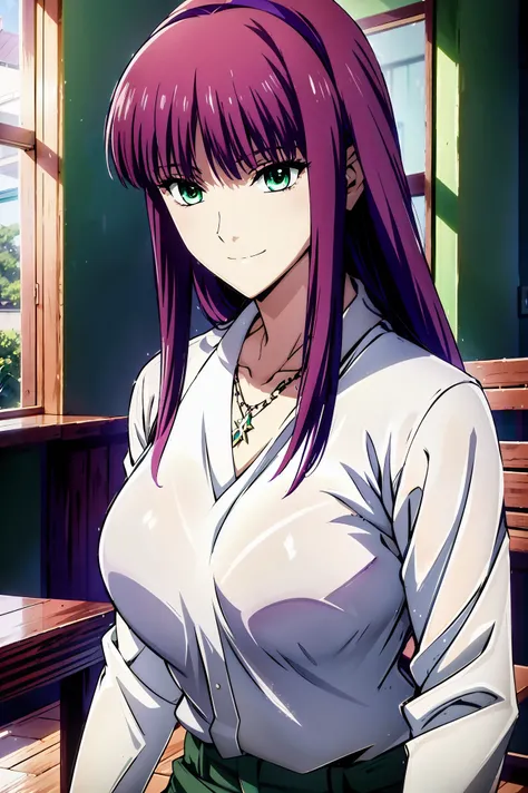 赤 purple hair , green eyes , Eyes Like Jewels , ((最 high quality)) , (( masterpiece)) , ( details) , 1 girl , sexy , smile face , nothing , 高精細CG , high quality shadows , naked women , BEAUTIFUL AND DELICATE EYES , break( Ultra-fine8K壁紙) , ( 非常に detailsなC...