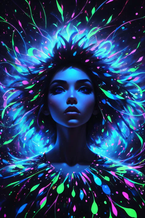 blacklight,1girl