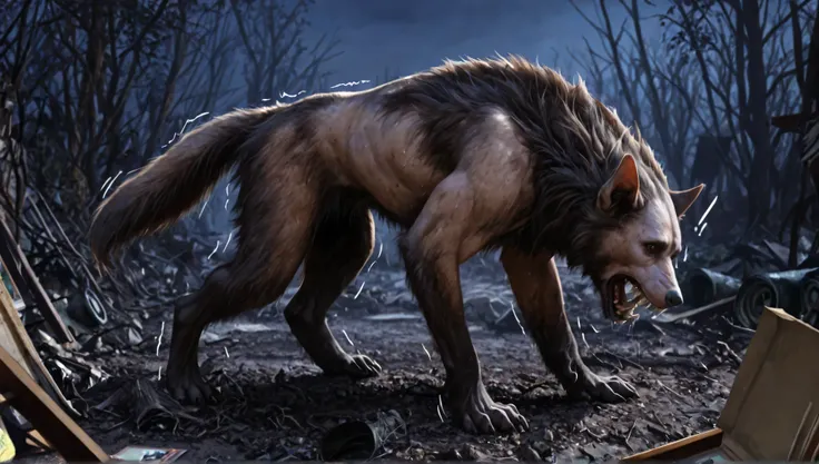 Backside, shot from back, black skin:1.4, human:0.8, Werewolf transformation, mid morfing, [werewolf: human:0.7], [arms: paws:0.6], [grey human skin: fur: 0.4], detailed fur, gradual fur, spread, shaking:1.1, crying, sweating, in pain:0.8, scared:0.8, shak...