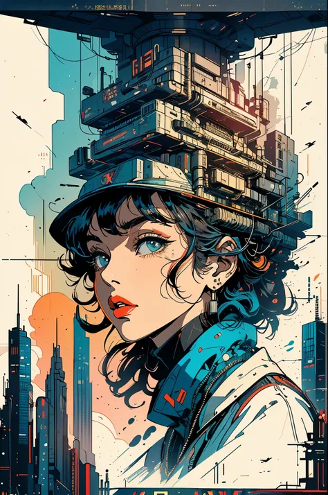 (((masterpiece,best quality))),32K Wallpaper,((( Highly Detailed Poster ))),retro vintage,sci-fi,(((blade runner cinematic movie poster))),(((Bauhaus))),(((mid-century modern))),(((Complex abstract))),(((lost technology)))
