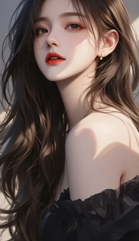 高浓度角色描述】
粉色渐变长发流动着星尘粒子,机械狐狸耳高频颤动,九条霓虹光带尾巴呈量子波动状态,紧身赛博战衣镶嵌全息投影鳞片,瞳孔呈现多棱镜蓝紫渐变,指尖悬浮着K/DA符号能量球
【电影级运镜设计】
采用斯坦尼康稳定器跟拍模式,15度俯角展现修长身材比例,镜头从水晶王座缓缓拉升展现全景,0.5倍速捕捉发丝飘动轨迹,突然定格360度环绕展示战甲发光纹路
【未来舞台构建】
悬浮式全息舞台悬浮在夜之城上空,地面流淌着液态光效,背景巨型K/DA全息LOGO不断粒子化重组,空中漂浮着棱柱形音响阵列,暴雨中的霓虹在战...