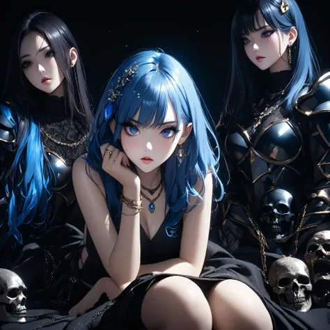  best quality、 ultra-precise depiction、 bright colors、beautiful oriental woman 、aldult、fashion photo、Artistic、Oil Wind、One person、up、portrait、40 years old、tall、long legs、 accurate facial depiction、 Darkness、spotlight、 Kasumi、Blackout、metal bed、Black Bikini...