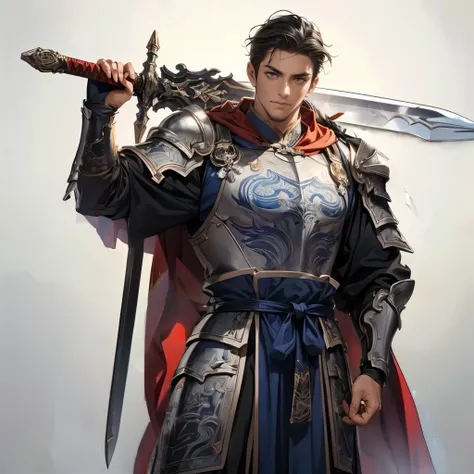 best quality、masterpiece、4k、Super Detail、 red cloak:1.3