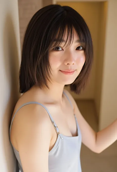  I、 I'm a 26 year old Japanese woman 。 I上半身を写真に、please 。I背景には、people々、 優しいI顔に  。I、  real hair ornaments 、It's a b cup 。I、 I'm in the hotel entrance hall。、I、turn over 。Iwith you、 with you 。I、smile 。(((    Relaxed Camisole  、   The shoulder straps are detach...