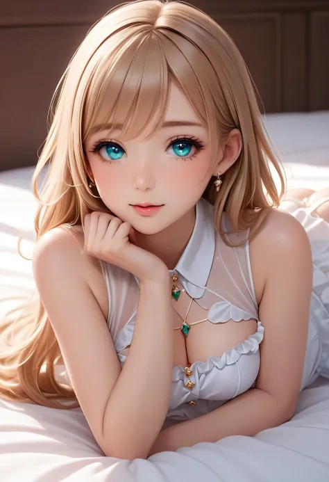 16k ultra-fine CG wallpaper, masterpiece, excellent picture quality, super delicate), (excellent light and shadow, delicate and beautiful), real smooth skin, bright face, absurdres close-up perfect display, loli, cute, girl wearing exquisite sleeveless min...