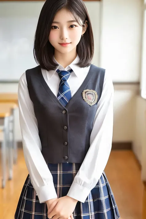 depth of field, ( spring vibe), wearing Japanese school uniform , cinematic lighting, female close-up, spring, 1 woman, textured skin, A clear person, skirt, bright vibe, Cute beautiful face, beautiful Japanese, natural face, old attractive woman, Hones...