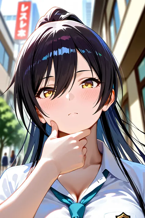 (Masterpiece:1.2), (Highest quality:1.1), (Very detailed), 
(The best shape), (Best shadow), (Absurd), 
(Detailed Background), (So beautiful), Shiny, 
Beautiful eyes in every detail, Extraordinary, Countershading, 8k, 32K, High resolution, 
Very Detailed C...