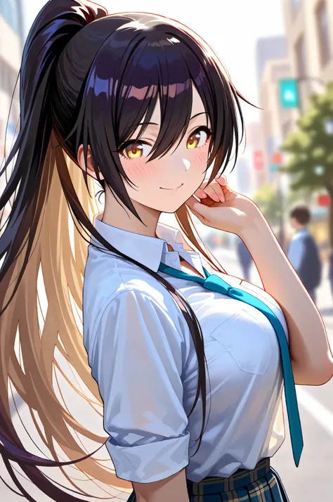 (Masterpiece:1.2), (Highest quality:1.1), (Very detailed), 
(The best shape), (Best shadow), (Absurd), 
(Detailed Background), (So beautiful), Shiny, 
Beautiful eyes in every detail, Extraordinary, Countershading, 8k, 32K, High resolution, 
Very Detailed C...