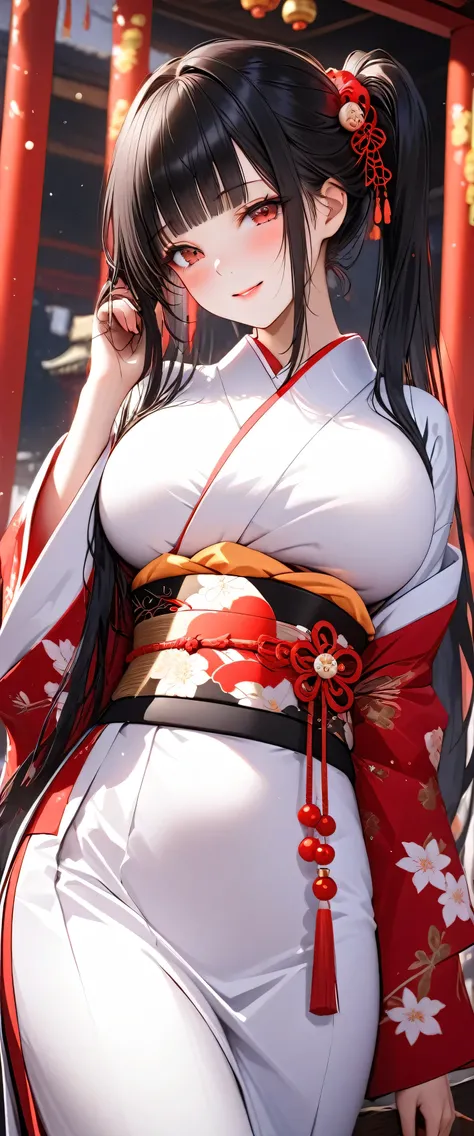 (beautiful girl: 1.3), 1girl ,masterpiece, Highest quality, Ultra-high resolution,rich contrast,super high quality,8k,Highly detailed CG unit wallpaper,texture,Unbelievably absurd,Ultra-high resolution,RAW Photos,Depth of Field 1.2,red eyes,(Beautiful and ...