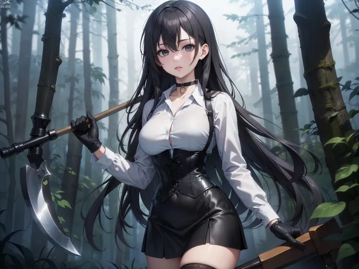 masterpiece background, beautiful art, professional artist, 8K, sciamano240, very detailed face, detailed clothing, Detailed fabric, 1 young girl, perfectly drawn body , beautiful face, (long black hair), black eyes, very detailed eyes, rosy cheeks, seri...
